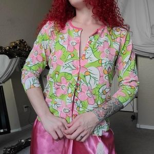 ☀️ 2000s Super Cute Flower Cardigan
